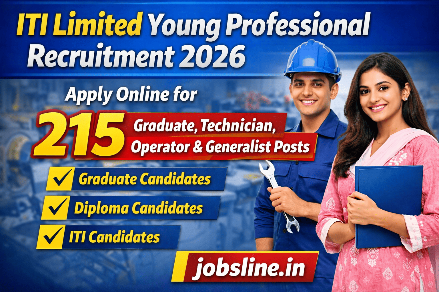 ITI Limited Young Professional Recruitment 2026