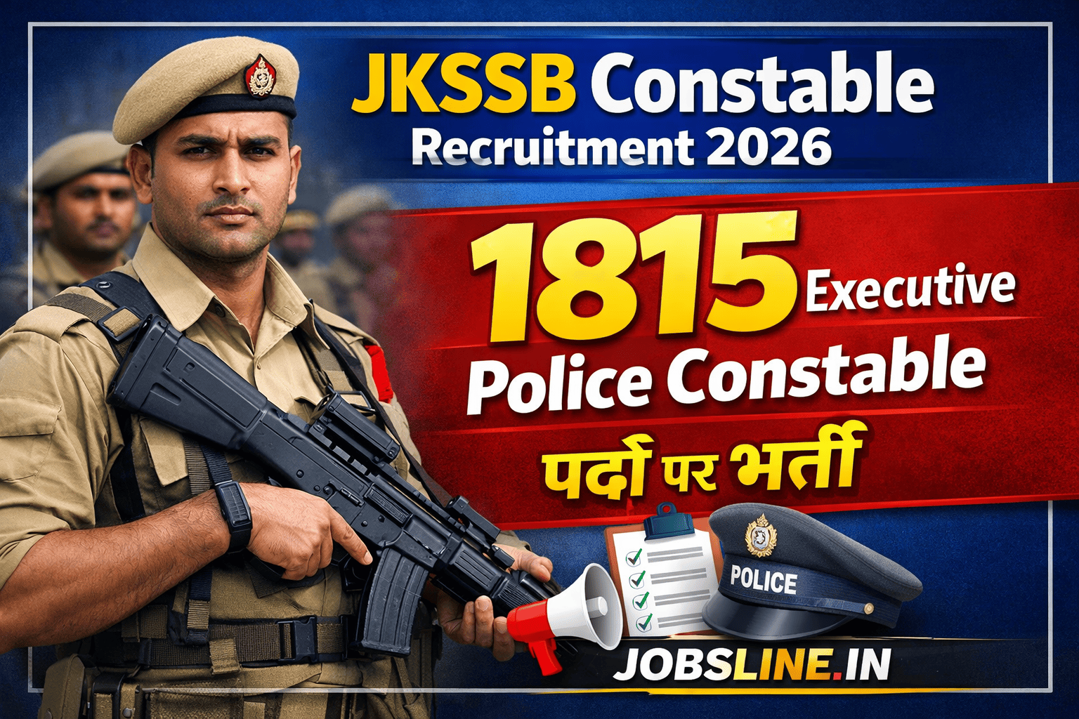 JKSSB Constable Recruitment 2026