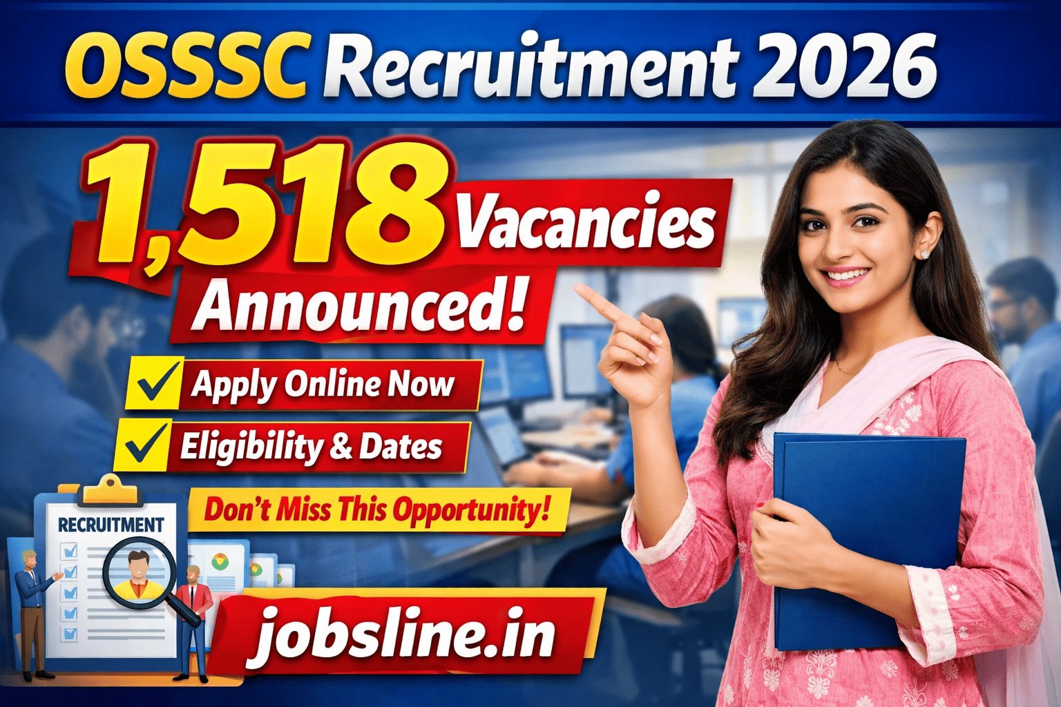 OSSSC Recruitment 2026